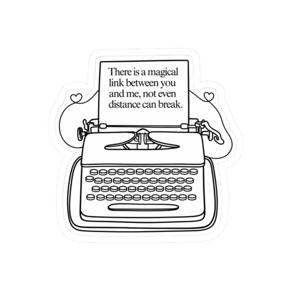 Divine Rivals Quote and Typewriter | Rebecca Ross - alternate angle 3, merchandise